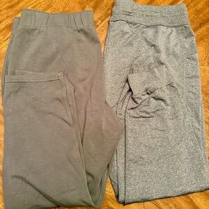 32 Degrees Women’s Leggings Size XL 1 Olive Green Pair, 1 Gray Pair